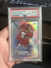 2018 Topps Chrome Update - International Affair Shohei Ohtani #IA-SO (RC) 