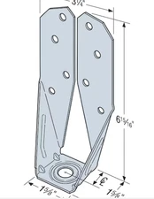 Simpson Strong-Tie Single 2-in x 4-in 14-Gauge Zmax Tension Tie