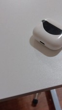 White and Black Case for Apple AirPods Earphones