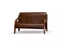 Designer Leder Sitzbank Zweisitzer ArbeitszimmermöBel Couch OfficemöBel