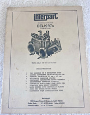 Dellorto Motorcycle Carburetor Parts And Tuning Information Guide Book 20mm-40mm Dellorto Motorcycle Carburetor Parts And Tuning Information Guide Book 20mm-40mm