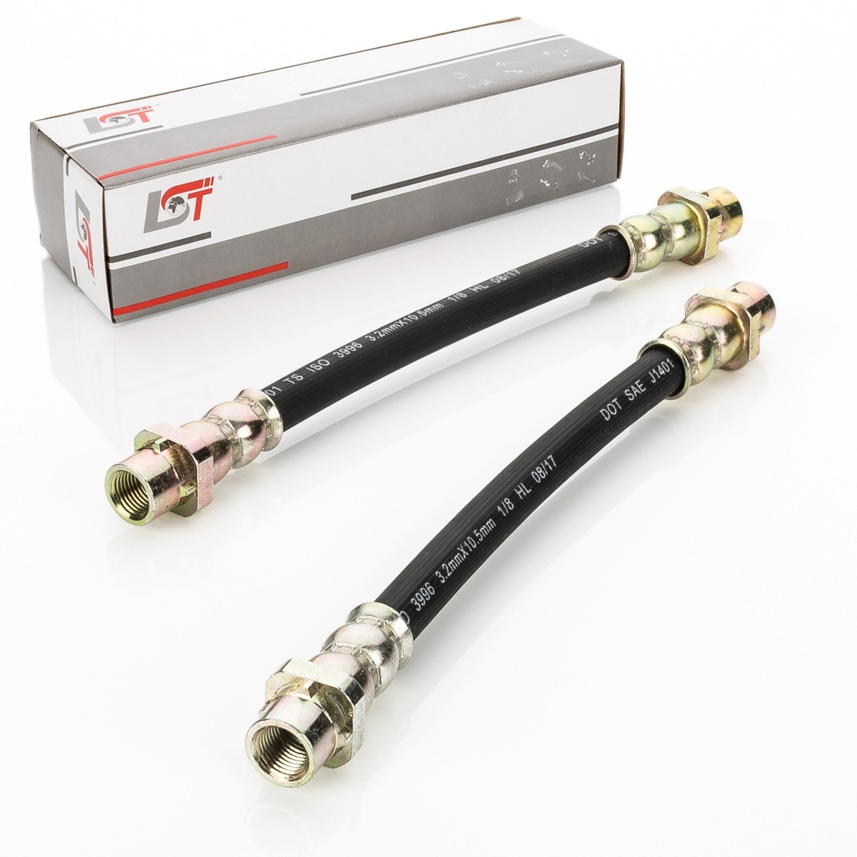 2x Brake Hose Brake Line Rear Axle for BMW 1 Series E81 E82 E88 205mm