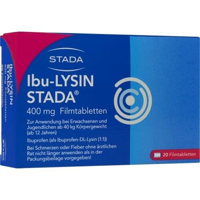IBU-LYSIN STADA 400 mg Filmtabletten 20 St. PZN 17855071