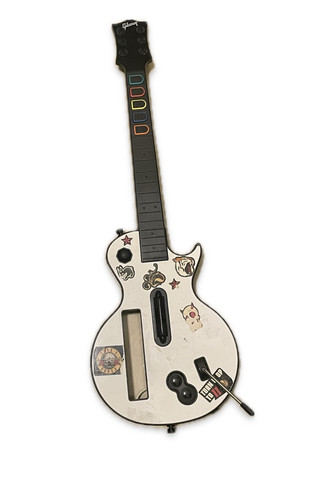 Nintendo Wii Guitar Hero Gibson Les Paul Wireless Red Octane 95125.805 WORKS - Picture 1 of 8