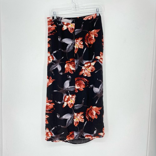 Forever 21 Midi-Rock mit Blumenmuster und Seitenschlitz Größe XL - Bild 5 von 7
