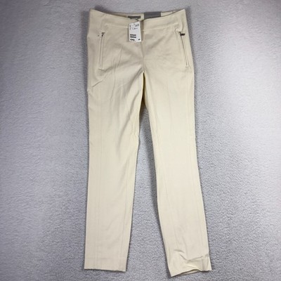 H&M Vintage Women's Slim Fit Dress Pants Beige Trousers 8 (30x27) Office  Work | eBay