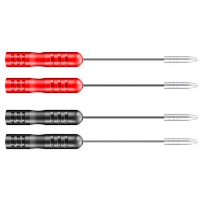 Pointed Tip Multimeter Probe for Improved Electrical Connection Stability