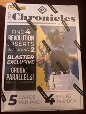 Panini 2021 Chronicles Baseball 4-Pack Blaster Box