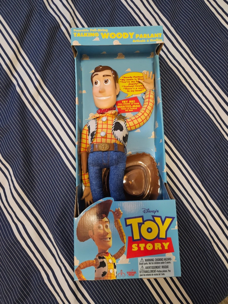 ウッディ⭐ Thinkway Toy Walt Disney Toy Story 1995 Talking Pull String 1st
