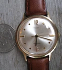 TIMEX MARLIN MENS SILVER  DIAL  MANUAL WIND 36MM NEW  STRAP