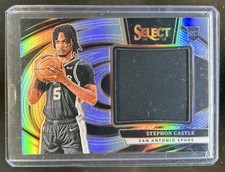2024-25 Panini Select Stephon Castle Jumbo Rookie RC Jersey #JRS-CAS
