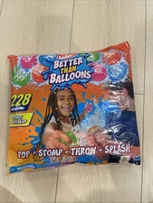 NERF Better than Balloons -228 Pods/Easy 1 Piece Clean Up POP*STOMP*THROW*SPLASH