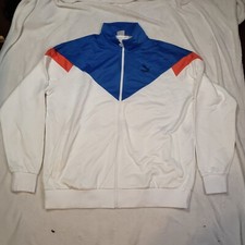 Puma MCS Track '87 Jacket XXL 596443-02 Blue Orange Full Zip Retro Style NWoT