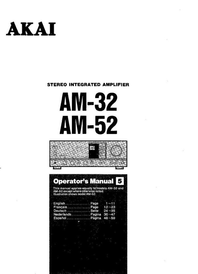 Akai AM-32 vintage audio equipment - eBay listing photo 2