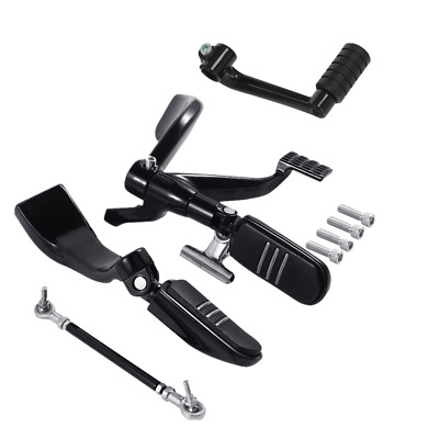 Mid Control Shifter Lever Foot Peg Kit For Harley Sportster883 1200 Custom 04-13