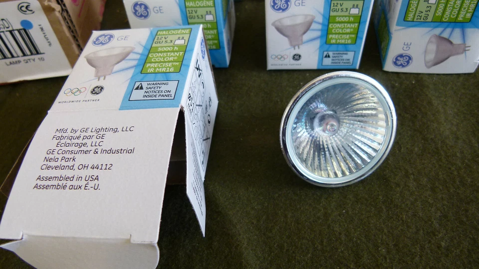 Box of 10 - GE 77909 - Precise Q45MR16HIR/CCG35 2-Pin Base Light Bulb - Image 4 of 4