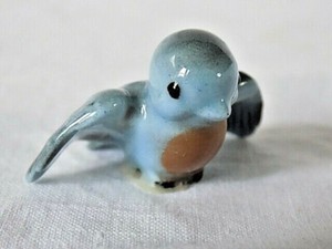 Hagen Renaker Mama Bluebird Figurine, 1", EXC.