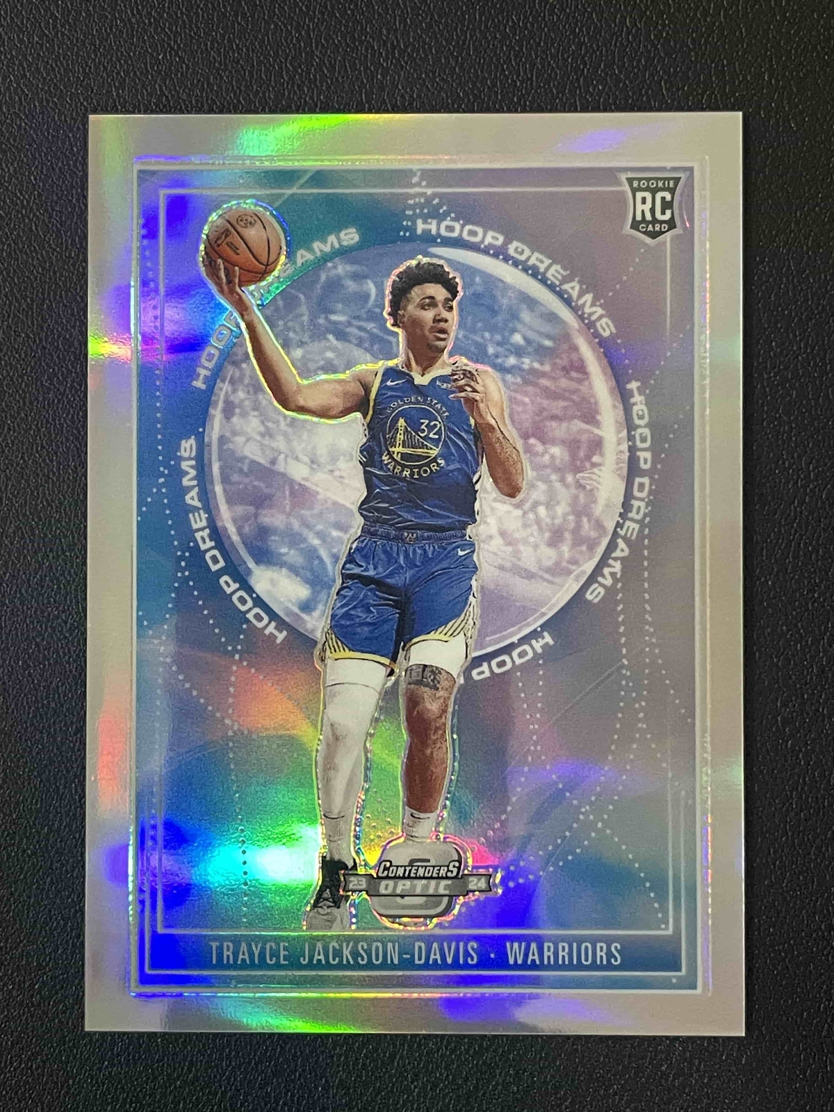 Trayce Jackson-Davis 2023-24 Panini Contenders Optic Hoop Dreams Silver RC #1