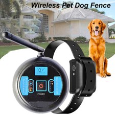Wireless Dog Fence Pet Containment System Waterproof Training Collars