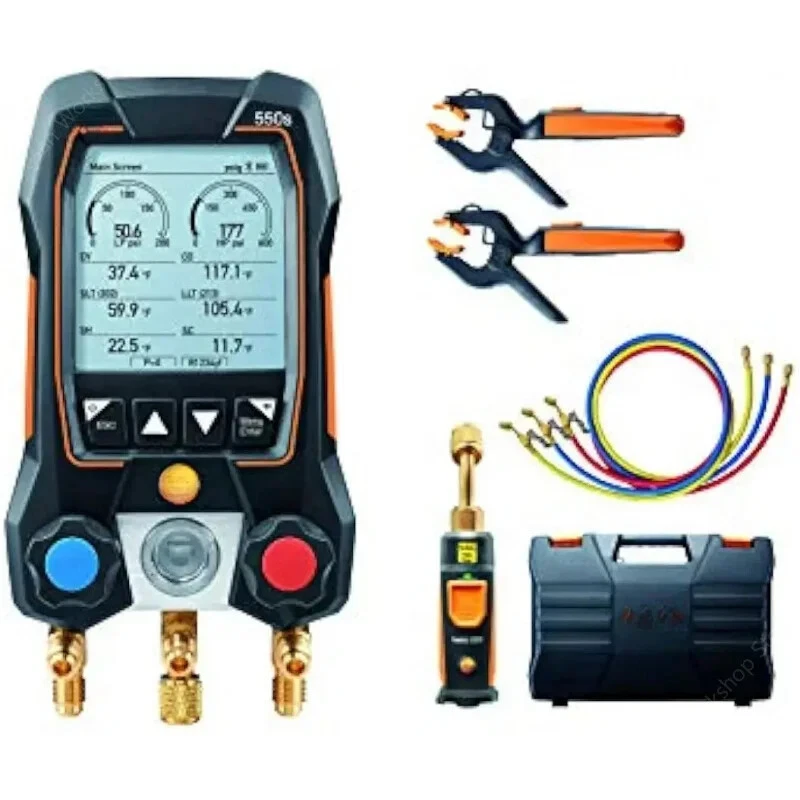 550S AC Gauge Set – Manifold Gauges Hvac And Refrigeration Clamp Thermometer