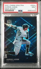 2021 Panini Spectra Aaron Judge Deep Space SSP Yankees PSA 9