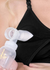 Brand New Pumping  Nursing Bra. Size L BLACK