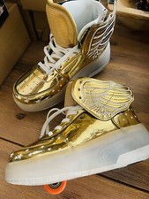 Kids LED Light Un Shoes USB Charging Flashing High-top Sneakers For Boys,girls.