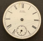 Antique 1889 Waltham Model 1889 J Pocket Watch Movement Parts/Repair 6s 7j USA