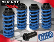 For 88-00 Honda Civic Dx Ex Lx Si Scale Adj. Coilover Lowering Springs Set Blue