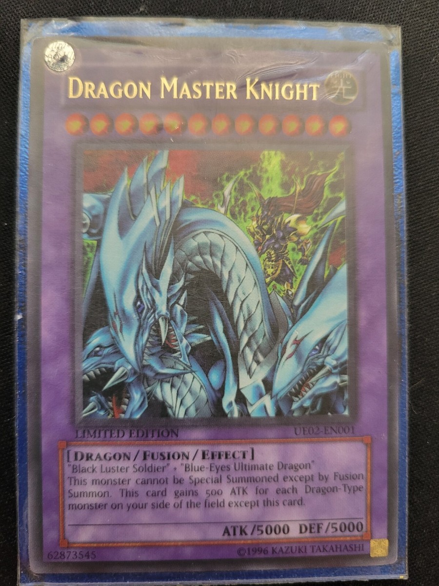 yugioh card dragon master knight - - RP02-EN097 - Secret Rare Rivals of the Pharaoh set Dragon Master Knight (carbon Fiber