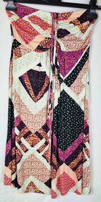 Esmara Kleid Damen Kleid Dress Sommer Neckholder Kurz Gr. S Bunt