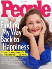 Drew Barrymore - People Magazine - January 2023 - BRAND NEW  free shipping