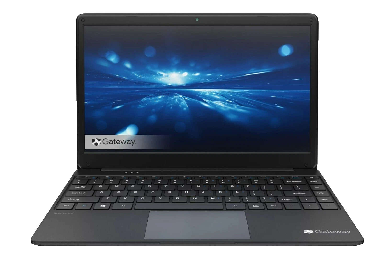 网关黑色笔记本电脑