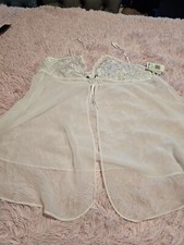 Seductive Wear by Cinema Etoile WHITE Lingerie Large One Piece NWT
