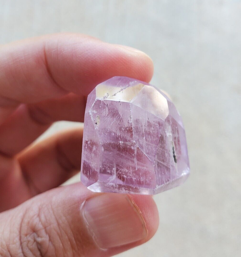 Genuine Natural Cut & Polished Pink Lavender Kunzite Crystal Specimen 30.5 grams - Picture 9 of 12