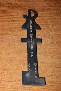 John Deere P1622 Plow Share Measure Up Gauge Tool Metric Inch RARE