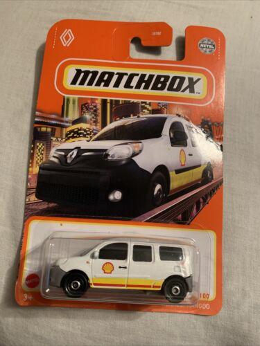 2022 Matchbox White Shell Oil Renault Kangoo #30/100. - Afbeelding 1 van 4