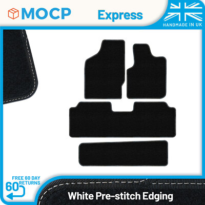 Express with White Pre-Stitch Trim Car Mats to fit Seat Alhambra 7 Seater 199...