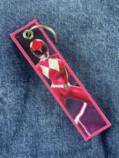 Pink Power Ranger 5 Inch Keychain 