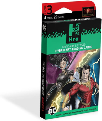 DC |  Chapter 3: 4-Pack Premium Booster Box, 29 Hybrid Digital Trading Cards