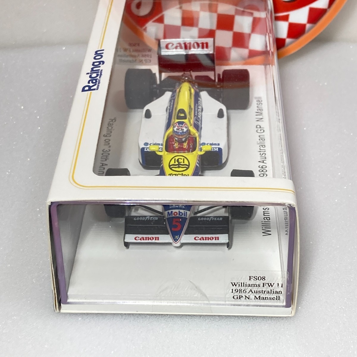 Spark 1/43 Williams FW11 Winner Australian GP 1986 N.Mansell Spark 1/43 Williams FW11 Winner Australian GP 1986 N.Mansell