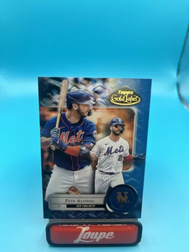 Pete Alonso 2022 Topps Gold Label Blue Class 3 15/50 #56 New York Mets