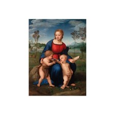 Stampa su Tela su Carta Poster o Quadro Raffaello Madonna del cardellino