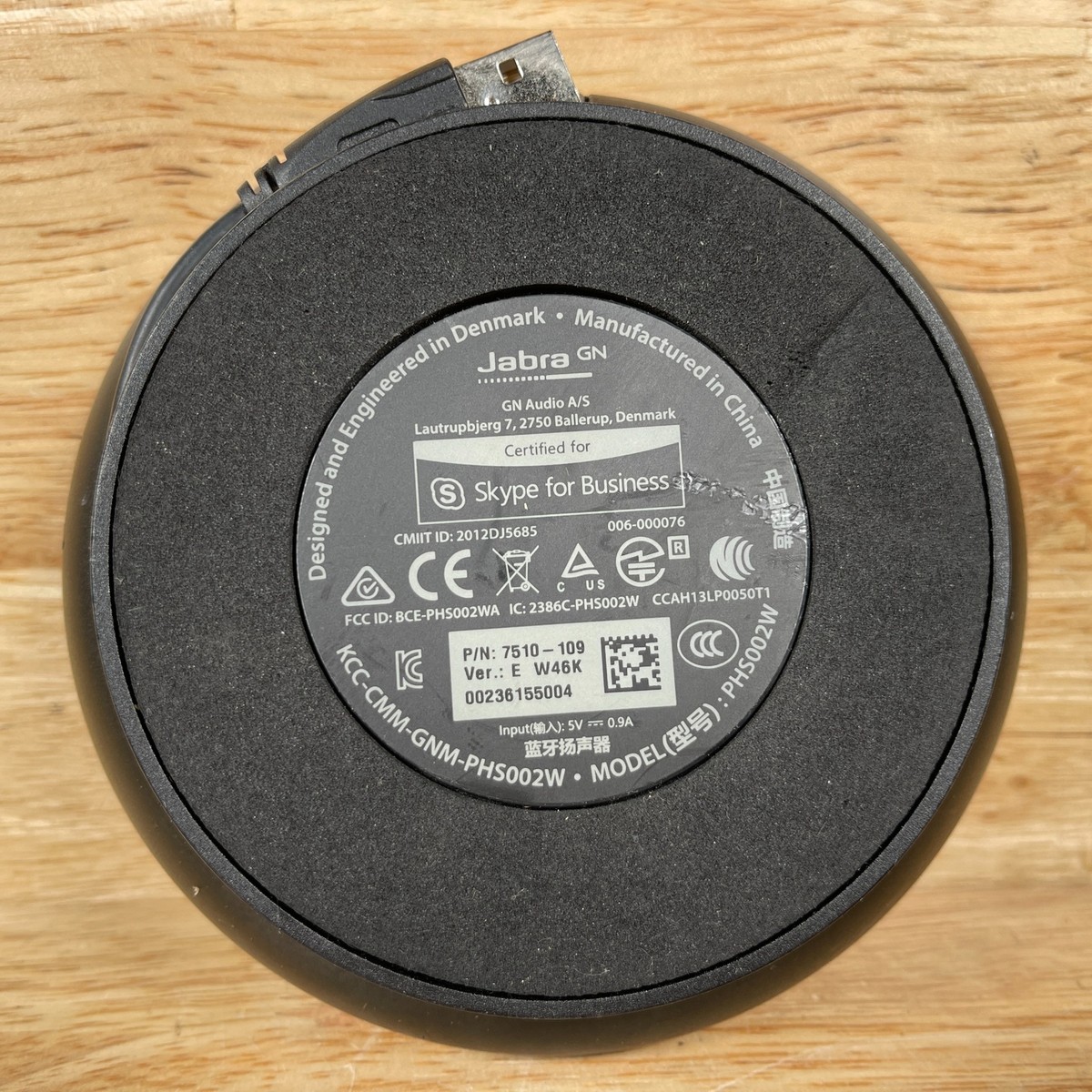 Jabra Speak 510 本体 phs002w Jabra Speak 510 PHS002W Wireless Bluetooth USB Speakerphone