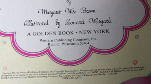 VINTAGE GOLDEN BOOK EASTER 1947 1975 The Golden Egg Book Margaret Wise HARDCOVER - Picture 2 of 4