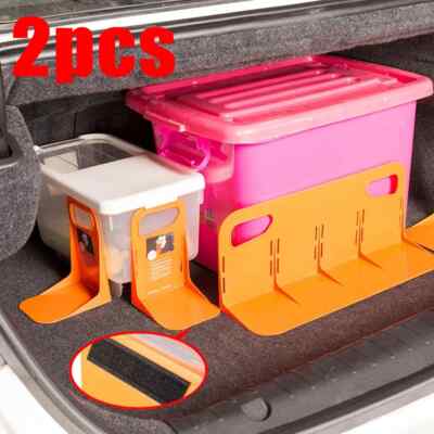 Multifunctional Car Back 2/1pcs Auto Trunk Fixed Rack Holder Luggage Box Stand