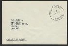 CYPRUS 1948 DE 20 RARE XYLOTYMPOU CANCEL JUDAICA JEWISH REFUGEES CAMP on COVER C
