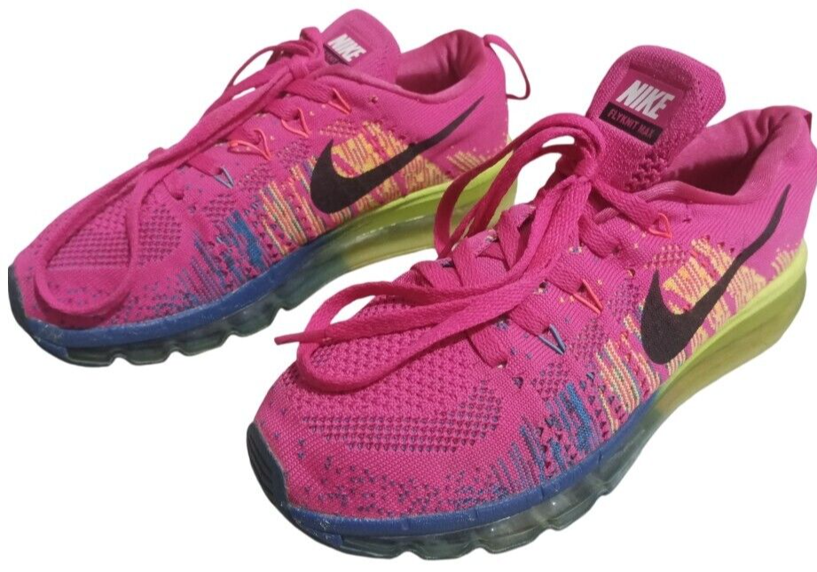 red nike air max flyknit