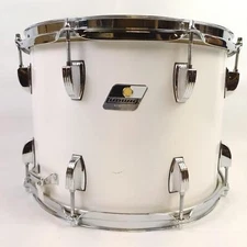 Ludwig Strider 10x14"White Cortex Snare Drum ++Aluminum Ring Parade/Marching P85