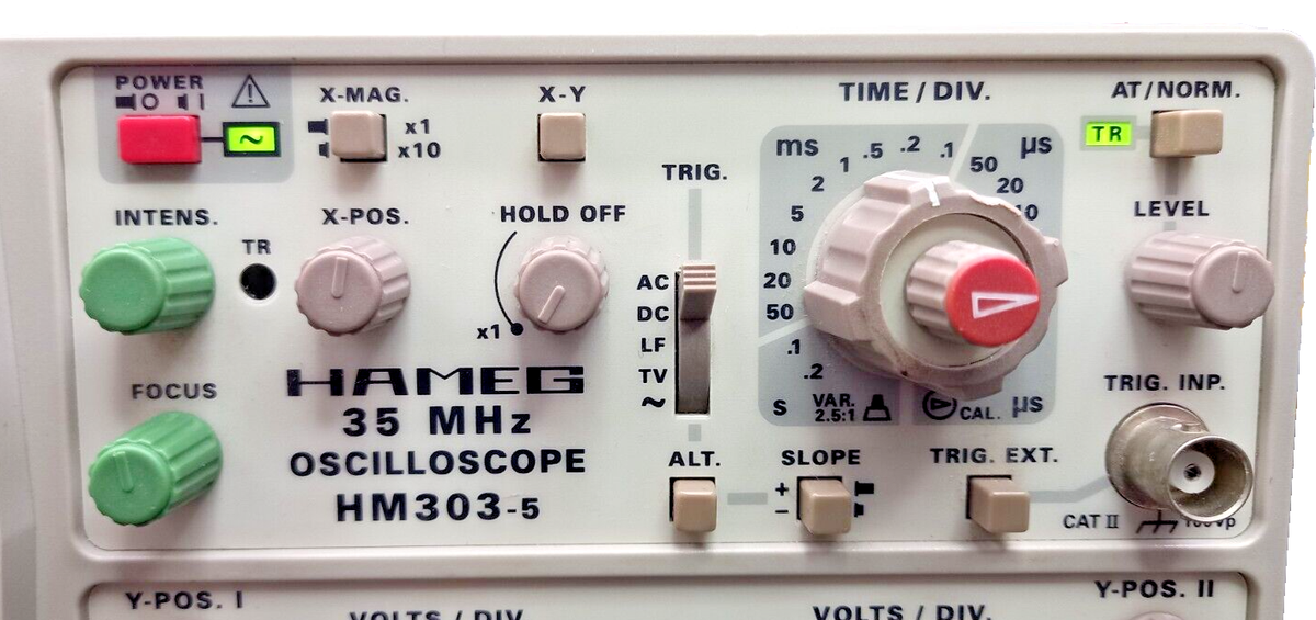 【HT様】 HAMEG HM303-5 OSCILLOSCOPE ANALOGIQUE 2x35 MHZ Testeur de